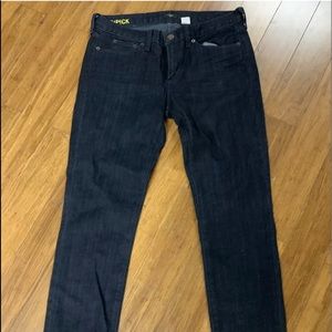 JCREW Dark Wash Toothpick Jeans Size 31